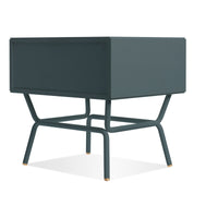 Dang 1 Drawer Nightstand in Marine Blue - Angle 8