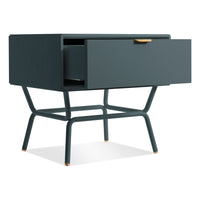 Dang 1 Drawer Nightstand in Marine Blue - Angle 5