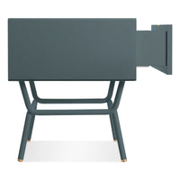 Dang 1 Drawer Nightstand in Marine Blue - Angle 7