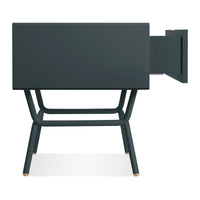 Dang 1 Drawer Nightstand in Navy Green - Angle 7