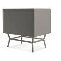 Dang 2 Drawer Nightstand in Risk-Averse Grey - Angle 7