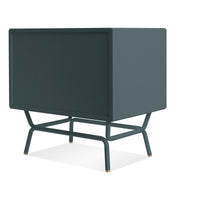 Dang 2 Drawer Nightstand in Marine Blue - Angle 7