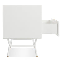 Dang 2 Drawer Nightstand in White - Angle 6