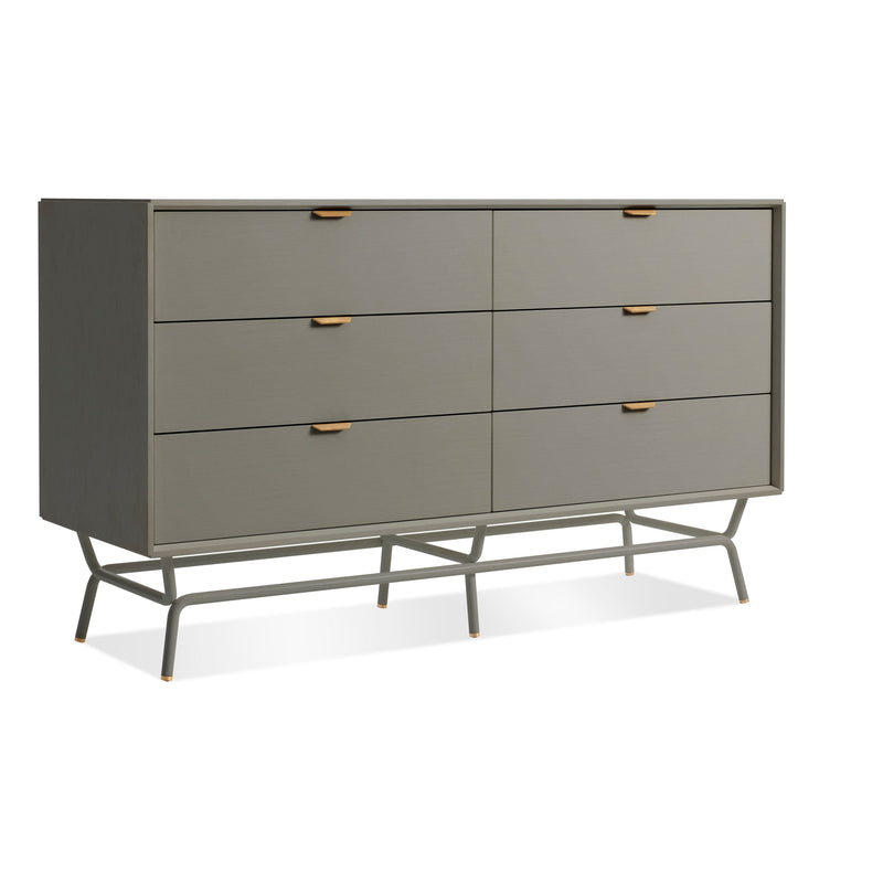 Dang 6 Drawer Dresser in Risk-Averse Grey