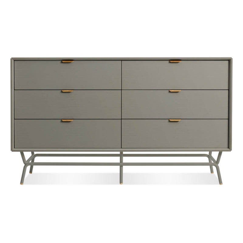 Dang 6 Drawer Dresser in Risk-Averse Grey