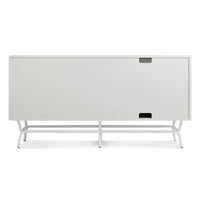 Dang 1 Door / 3 Drawer Console in White - Angle 11