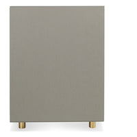 Dang File Pedestal in Risk-Averse Grey - Angle 6