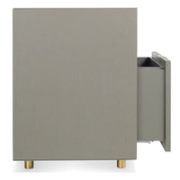 Dang File Pedestal in Risk-Averse Grey - Angle 7