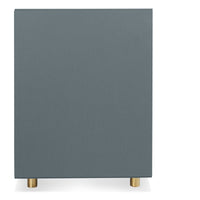 Dang File Pedestal in Marine Blue - Angle 6