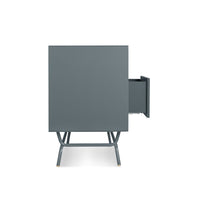 Dang 2 Door / 2 Drawer Console in Marine Blue - Angle 9
