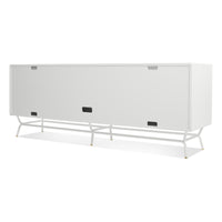 Dang 2 Door / 2 Drawer Console in White - Angle 10