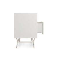 Dang 2 Door / 2 Drawer Console in White - Angle 8