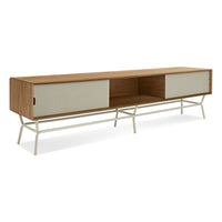 Dang Long and Low in Walnut / Putty Grey - Angle 4