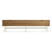 Dang Long and Low in Walnut / Putty Grey - Angle 7
