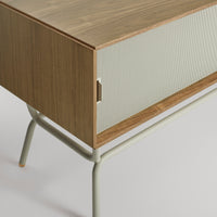 Dang Long and Low in Walnut / Putty Grey - Angle 8