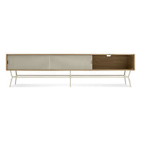 Dang Long and Low in Walnut / Putty Grey - Angle 2