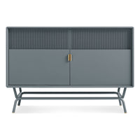 Dang Media Stand in Marine Blue - Angle 1
