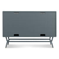 Dang Media Stand in Marine Blue - Angle 10