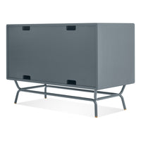 Dang Media Stand in Marine Blue - Angle 9