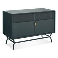 Dang Media Stand in Navy Green - Angle 4