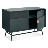 Dang Media Stand in Navy Green - Angle 6