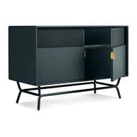 Dang Media Stand in Navy Green - Angle 5