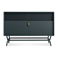 Dang Media Stand in Navy Green - Angle 1