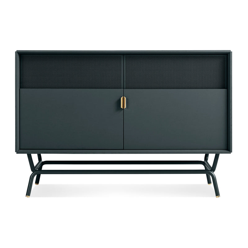 Dang Media Stand in Navy Green - Angle 1