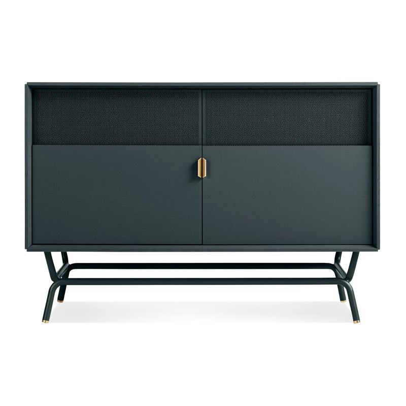 Dang Media Stand in Navy Green - Angle 1