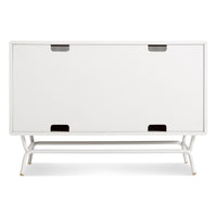 Dang Media Stand in White - Angle 12
