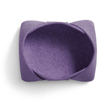 Double Tuck Medium Felt Basket in Lilac - Angle 7