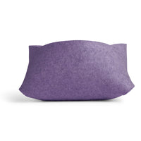 Double Tuck Medium Felt Basket in Lilac - Angle 5