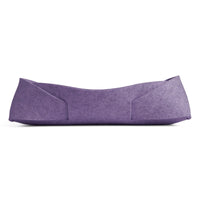 Double Tuck Small Felt Basket in Lilac - Angle 7