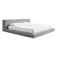 Dodu Bed in Vesper Light Grey - Angle 8
