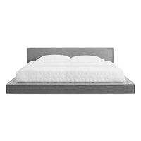 Dodu Bed in Vesper Light Grey - Angle 4