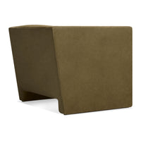 Double Down Lounge Chair en Moss Velvet - ángulo 5