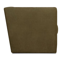 Double Down Lounge Chair en Moss Velvet - ángulo 4