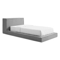 Dodu Bed in Vesper Light Grey - Angle 1