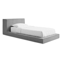 Dodu Bed in Vesper Light Grey - Angle 8
