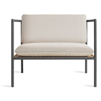 Dog Days Outdoor Lounge Chair in Sunbrella Linen - Angle 1