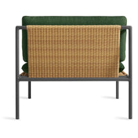 Dog Days Outdoor Lounge Chair in Sunbrella Ivy / Charcoal - Angle 10