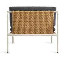 Dog Days Outdoor Lounge Chair in Sunbrella Coal / White - Angle 9