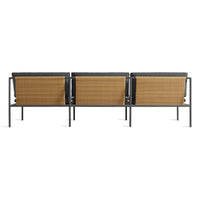 Dog Days Outdoor 3 Seat Sofa in Sunbrella Coal - Angle 6