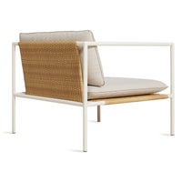 Dog Days Outdoor Lounge Chair in Sunbrella Linen - Angle 5