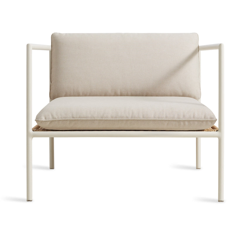 Dog Days Outdoor Lounge Chair in Sunbrella Linen - Angle 1