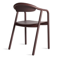 Dibs Chair in Oxblood - Angle 10