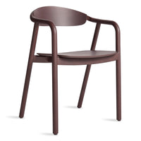 Dibs Chair in Oxblood - Angle 7
