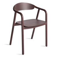 Dibs Chair in Oxblood - Angle 8