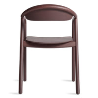 Dibs Chair in Oxblood - Angle 11