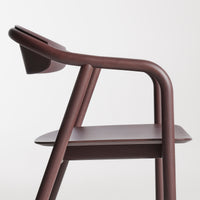 Dibs Chair in Oxblood - Angle 12